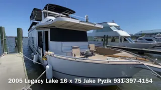 Houseboat For Sale. 2005 Legacy Lake Yacht 16 x 75 in New Orleans