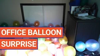 Man Surprised With Balloons in His Office Video 2017 | Daily Heart Beat