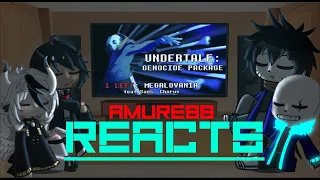 Amuress Reacts! | Undertale Genocide Package: Megalovania | (Eng)