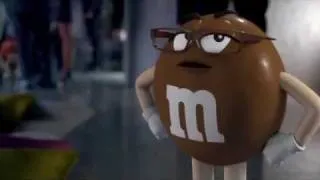 brown M&M Just My Shell Super Bowl Commercial 2012 M&M