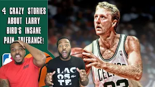 My brother first time reacting to....4 Crazy stories that prove Larry Bird is the toughest player