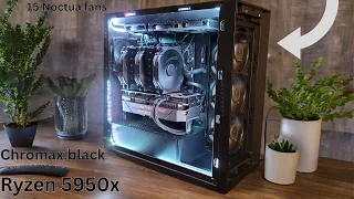 15 Noctua fans Gaming PC with Noctua 3070 - Ryzen 5950x - Corsair 5000d Airflow