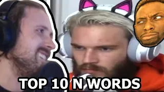 Forsen Reacts To "Pewdiepie reacts to Top 10 N Words!"