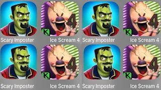 Scary Imposter 3D Vs Ice Scream 4 New Update 2021 (Android,IOS) Gameplay Walkthrough