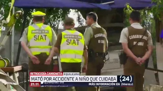 Mujer mata por accidente a menor que jugaba en el patio de su casa | 24 Horas TVN Chile