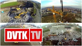 Elbontották a Diósgyőri Stadiont | 2017. január 11. | DVTK TV