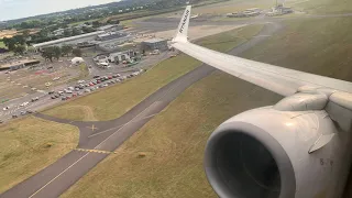 LOUD TAKEOFF | Ryanair B737-800 Takeoff from Bournemouth Airport