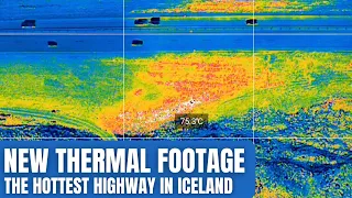 Earthquake Update & New Thermal Drone Video From Iceland's Hottest Highway