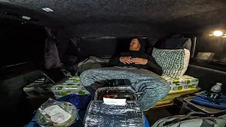 Truck Camping Alone In A Arizona National Forest