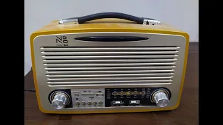 Noizzy Box Retro || Radio FM || Built in Speaker/ Stereo Play with USB and BLUETOOTH