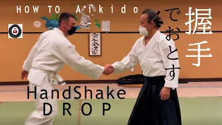 WayOf合氣 | 握手でおとす HandShake Drop : HOW TO | Katsumi Idogawa Sensei (井戸川克巳先生) OIZUMI 大泉合氣道 2023 #4