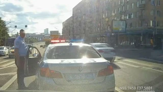 POLICE CAR CRASH