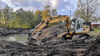 Digging a pond