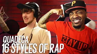 16 Styles of Rapping! (ft. J Cole, Polo G, Playboi Carti, MGK) (REACTION!!!)
