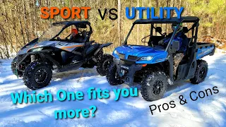 Pure Sport vs Utility SxS Which Should You Buy? 2021 ZFORCE 950 vs UFORCE 1000