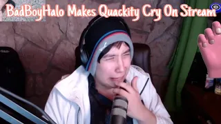 BadBoyHalo Makes Quackity Cry On Stream (gets emotional)