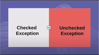 JAVA checked and unchecked exceptions | checked vs unchecked exceptions in java exception handling