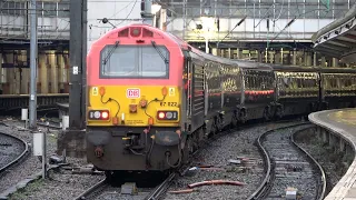 Cracking Train Variety at Manchester Piccadilly Station. 13 Feb 24