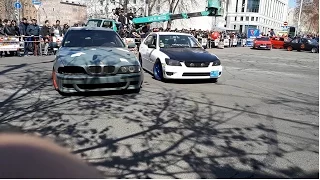 BMW E90 vs BMW E36 vs BMW E46 vs BMW E39 vs Toyota Altezza/DRIFT SHOW/Erevan, Armenia