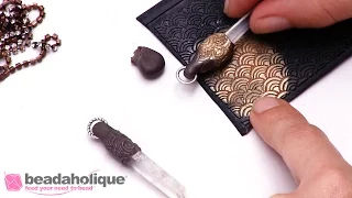 How to Use Crystal Clay on Crystal Points to Create Unique Pendants by Becky Nunn