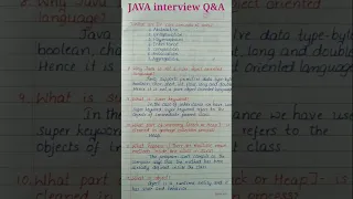 JAVA Interview Questions & Answers 12/Java Very important interview Questions & Answers/Java