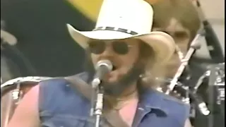Hank Williams Jr and The Legendary Bama Band "A Country Boy Can Survive" Us Festival 1983