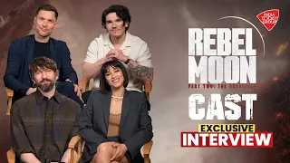 Exclusive: Interview with Rebel Moon 2 cast members Ed Skrein along with Fra Fee and Sofia Boutella