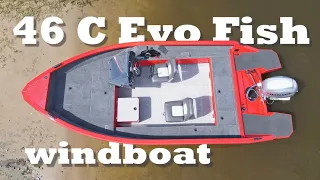 Лодка ЭГОИСТА WINDBOAT 46 С EvoFish одноконсольная! Полный обзор