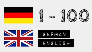 German Numbers 1 - 100 with German & English Audio - for Beginners