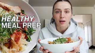 what I eat in a week 🥗 healthy meal prep + gut reset