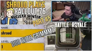 Shroud Plays Fallout 76 Nuclear Winter Battle Royale Game Mode For The First Time - Part #5