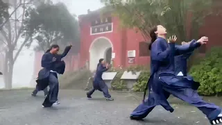 Wudang Kung Fu Training at the original temple in Wudang Mountain China