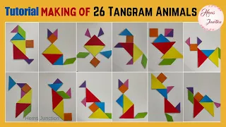 How to make Tangram Animals