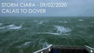 Storm Ciara - Calais to Dover