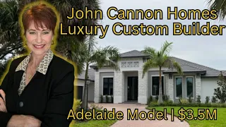 John Cannon Homes Luxury Custom Home Builder | Founders Club Adelaide Model Walk-thru | Sarasota