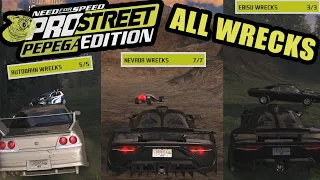 All Wrecks in NFS Pro Street Pepega Edition(now complete)