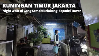 Jalan Malam Di Gang Sempit Jakarta | Night Walk
