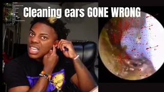 Ishowspeed cleans his EARS GONE WRONG