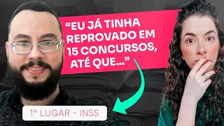 Como ele foi aprovado em 1º Lugar no INSS