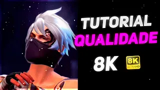 TUTORIAL DE QUALIDADE 8K FREE FIRE -  COMO MELHORAR A QUALIDADE PELO MEITU