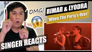 RIMAR X LYODRA - when the party's over (Billie Eilish) - Indonesian Idol 2021 | SINGER REACTION