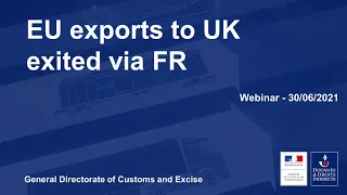 EU exports to UK exited via France
