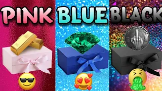 CHOOSE YOUR GIFT 😎🥰🤮 : 3 gift box challenge