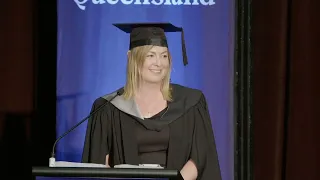 UniSQ Sydney Graduation Ceremony Valedictorian – Caitlin Rytenskild – 2:00 PM, 26 September 2022