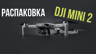 DJI Mini 2 Fly More Combo распаковка, обзор!