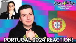 Iolanda - Grito Reaction - Eurovision 2024(Portugal) - Quinto ESC