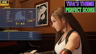 Final Fantasy VII Rebirth 4k - piano mini game - tifa's theme perfect score no note missed