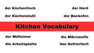 Kitchen Vocabulary in German | Küche | German Made Easy | Learn German | A1 | German for Beginners