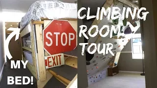 ROCK CLIMBING ROOM TOUR// 2 //DIY