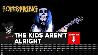 【THE OFFSPRING】[ The Kids Aren't Alright ] cover by Masuka | LESSON | GUITAR TAB